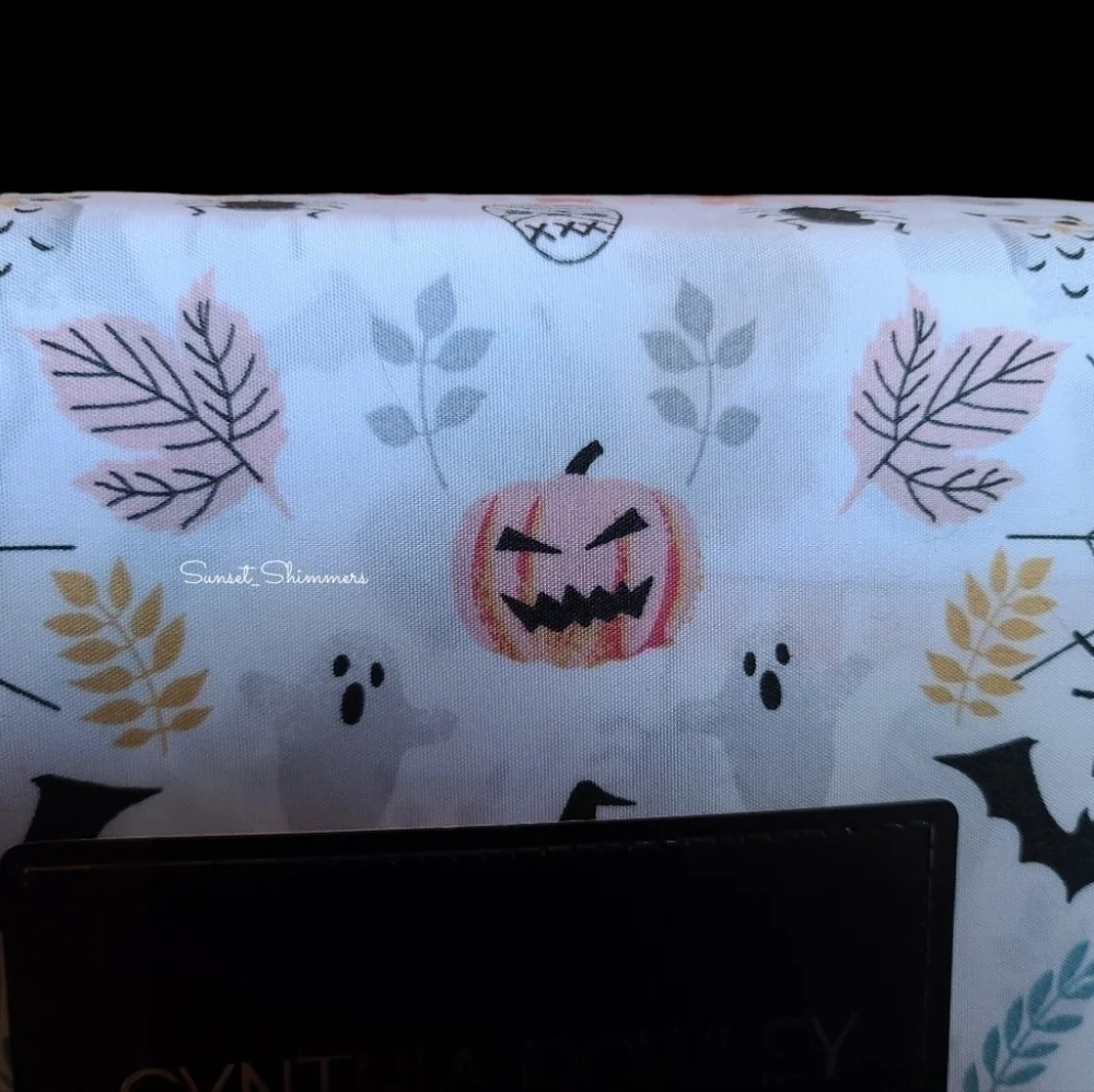 4pc CYNTHIA ROWLEY Pastel Halloween QUEEN Sheet Set Pumpkin Owl Cat Skull Ghost